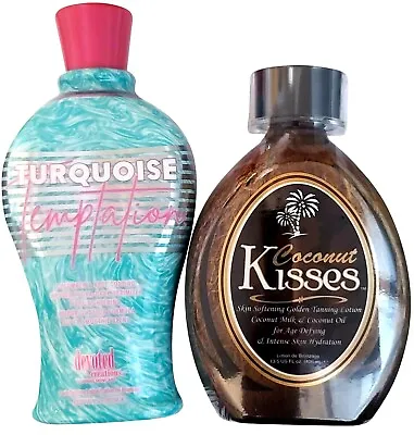 Devoted Creations Turquoise Temptation & Ed Hardy Coconut Kisses Tanning Lotion • $39.95