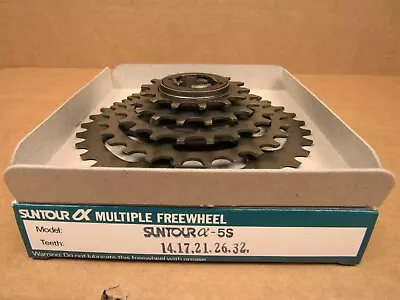 New-Old-Stock Suntour Alpha 5-Speed Freewheel (14x32)...with 21T 3rd Sprocket • $49.99