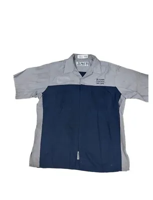 Hyundai Mechanic Work Shirts - Short + Long Sleeve - Red Kap Used Uniform • $12.99