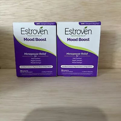 Lot 2-Estroven Menopause Relief Mood Boost Exp 4/24 • $26.95