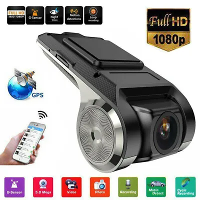 $21.99 • Buy 1080P Car DVR Camera Video Recorder GPS ADAS G-sensor Dash Cam Night Vision