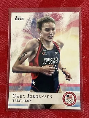 Gwen Jorgensen 2012 Topps Olympic  RC #68 MINT USA Triathlon • $1.35