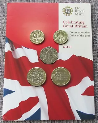 UK 2011 Brilliant Uncirculated 13-coin Year Set As Issued By RM Edinburgh £1 • £53.25