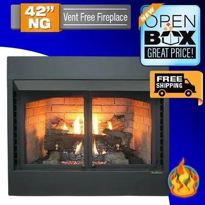 Buck Stove 42-Inch Ventless Gas Fireplace Natural Gas 42ZCBBXL-ONAT S&D • $1947.60