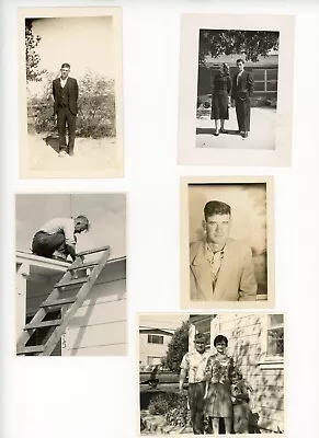 Lot Of 5 Vintage Old Small Photos Photographs • $2.70