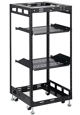 Tedgetal 20U Open Frame Rack For Servers & AV Gear 19.29”W X 20”D X 38.74”H • $159.99