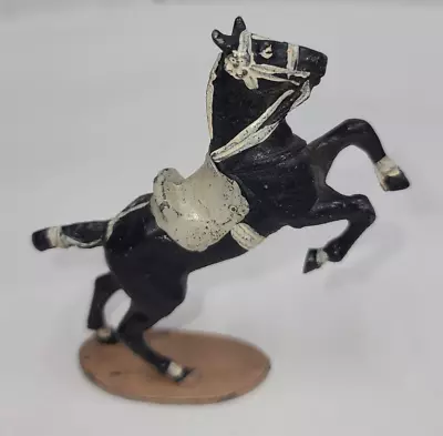 Vintage Frenchal Unbreakable Aluminum Toy Horse Figurine W/ Sticker • $9