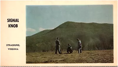 Signal Knob Wig-Wag Station Civil War Reenactors Strasburg Virginia VA Postcard • $8.07