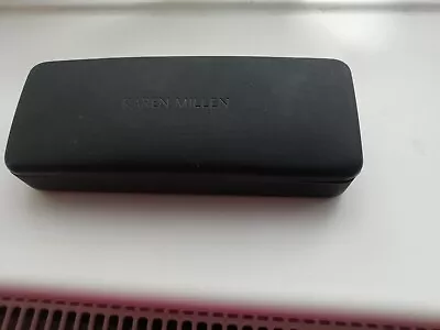 Empty Karen Millen Black Hard Glasses Case • £6