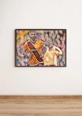 £9.99 • Buy Keith Lasley Motherwell FC Oil Painting Print