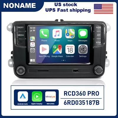 NONAME RCD360 PRO 187B Car Radio Stereo Carplay Android Auto For VW Golf Jetta • $249.99