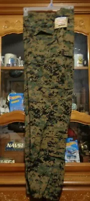 Usmc Digital Woodland Marpat Frog Combat Pants  Size  Large Long Ll  Nwt • $147.75