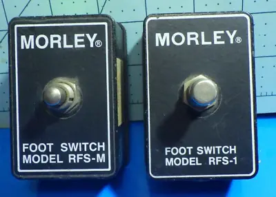 Morley Foot Switch Models RFS-1 & RFS-M Vintage Thick Metal Works Great • $23.92