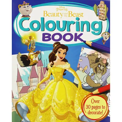 £4 • Buy Disney Princess Beauty And The Beast Colouring Book (Paperback), Books, New