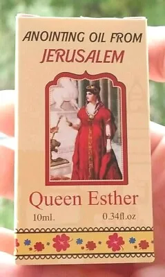 Anointing Oil Queen Esther Jerusalem Holy Land Blessed Gift Healing  • £11.97