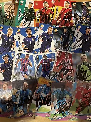 Match Attax Shoot Out And Other Signed Cards.26 • £2.49