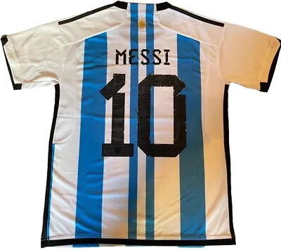 Fan Jersey 🇦🇷 Messi 10 Size Medium Brand New Must See!!! • $29.95
