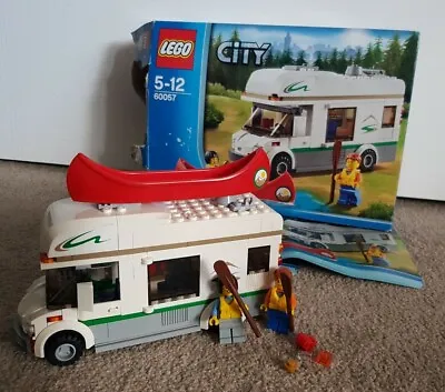 Lego 60057 City Camper Van Pre-Owned - Instructions And Box - Aus Seller • $60