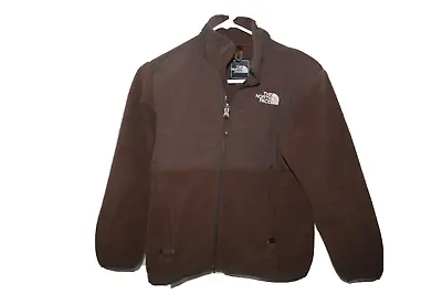 $19.79 • Buy The North Face Full Zip Fleece Jacket Polartec Coat Brown Girls Medium
