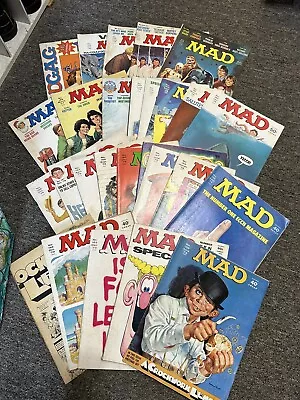 Mad Magazines HUGE 27 Issue LOT 1973- 1980 Jaws Star Wars Star Trek Fonzie • $9.99