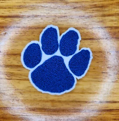 $6 • Buy This Beautiful Blue 3  Iron On Chenille And Embroidered Paw Patch Is A Beauty!