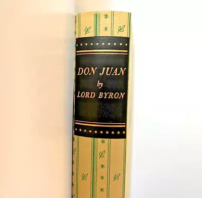 DON JUAN - A SATIRIC EPIC OF MODERN LIFE By LORD BYRON  Hardcover HERITAGE PRESS • £22.96