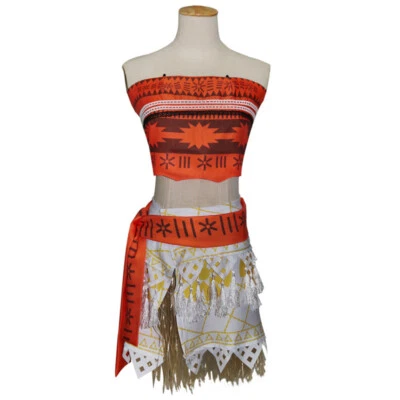 £29.29 • Buy Book Week Womens Princess Costume Ladies Adult Moana Polynesia Fancy Dress