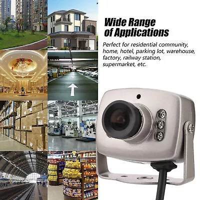 Mini 6LED Wired CMOS CCTV Security Camera Night Vision Digital Video Camera PAL • $24.39