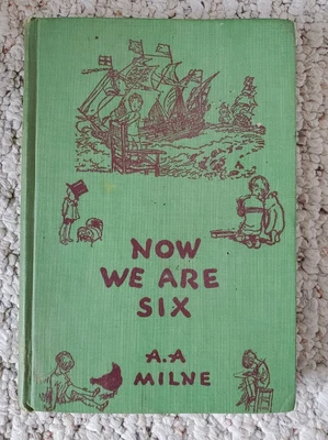 $12 • Buy Now We Are Six Milne 1941 Hardcover Children's Poetry Book
