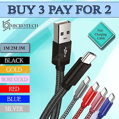 Amazon Kindle Fire HD Tablet TV Micro-USB Data Sync Charger Cable Charging Lead • £2.79