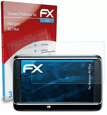 AtFoliX 3x Screen Protection Film For Navigon 40 Plus Screen Protector Clear • £11.79