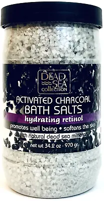 1 Ct Dead Sea Collection Hydrating Retinol Activated Charcoal Bath Salts 34.2 Oz • $19.99