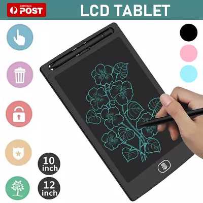 8.5 / 10 / 12  LCD Writing Tablet Drawing Board Colorful Handwriting Pad • $9.09