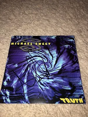 SIGNED/RARE! Truth By Michael Sweet CD Rock Stryper Sweet & Lynch Elefante Volz • $52.50