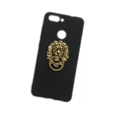 Case For ZTE Blade V9 Metal Lion Head Finger Ring Stand Holder Soft TPU Cover • $9.30