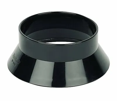 £7.85 • Buy 110mm Soil Pipe Vent Sleeve Roof Weathering Collar / Cover Weather Skirt - Black