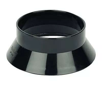 110mm Soil Pipe Vent Sleeve Roof Weathering Collar / Cover Weather Skirt - Black • £7.99