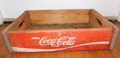 Vintage Wooden Coca-Cola Coke Soda Pop Carring Crate Box • $40