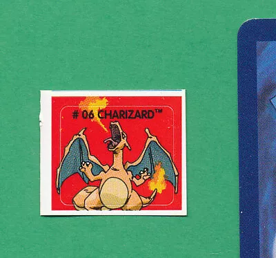 $25 • Buy 1999 Pokemon Charizard Mini Sticker Mint #06 Meiji Japanese Bandai Dragon *tphlc