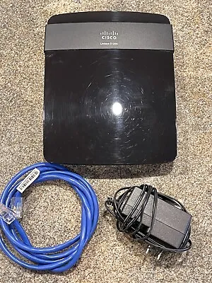 Cisco Linksys Wireless-N WiFi 300Mbps 2.4GHz Router 4-Port Switch E1200 • $9.99