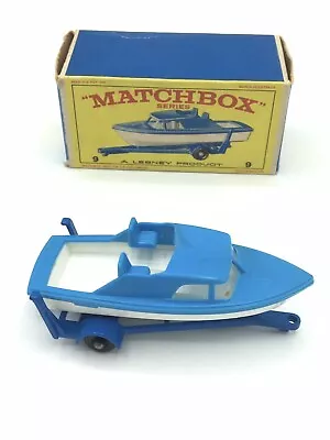 Matchbox 9d Boat & Trailer In Type E Box • £36.99