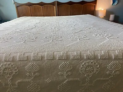 Vintage Bates George Washington’s Choice Bedspread - Full Size 96” X 110” • $79
