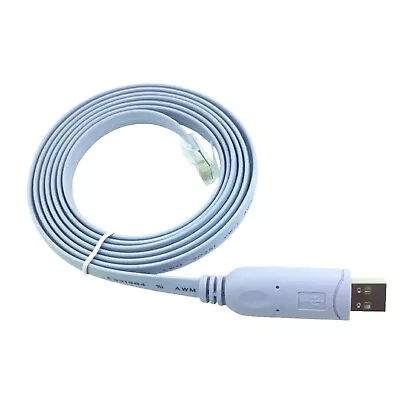 USB RJ45 Network Switch Cable For Cisco H3C Router Rollover Console Debug Line D • $13.39