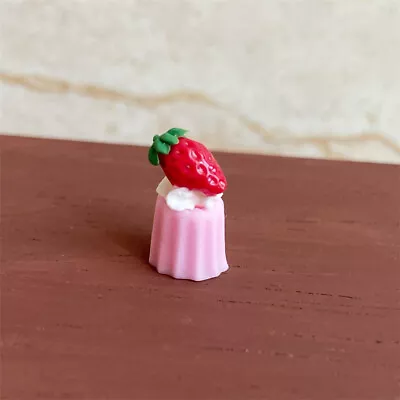 Dollhouse Mini Food Strawberry Keluli Cake Pretend Play Doll Accessories Toy • $15.46