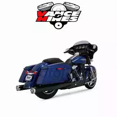 Vance & Hines Monster Round Slip-Ons For 2017-2020 Harley Davidson FLHR Road Lo • $831.75