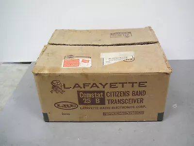 Vintage Lafayette Comstat 25 B  Base Station CB/Radio TESTED IN Box W Paperwork • $127.50