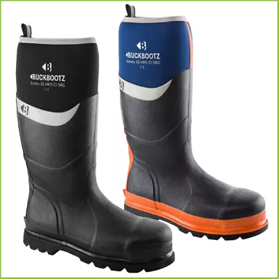 Buckler Buckbootz BBZ6000 Premium Neoprene Safety Wellingtons Boots • £93.65