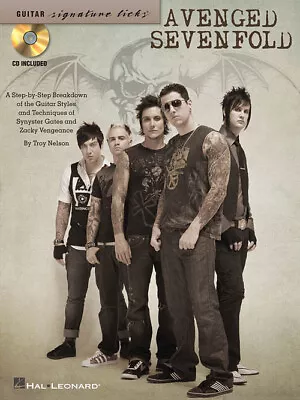 Avenged Sevenfold A Step-By-Step Breakdown Of The Guitar Styles & Techniques Of • $27.99