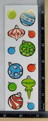 Mrs Grossman JOLLY ORNAMENTS Stickers REFLECTIONS CHRISTMAS  • $2.20