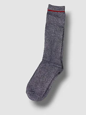 $20 Ugg Mens Gray Red Stretch 1-Pair Kyro Crew Modal Knit Cozy Socks One Size • $7.18